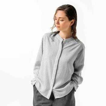 Chemise "ULINA" rayée, en Lyocell Tencel™