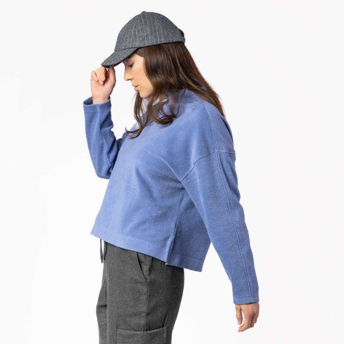 Pull "USIRIS" en polaire, 100% coton bio