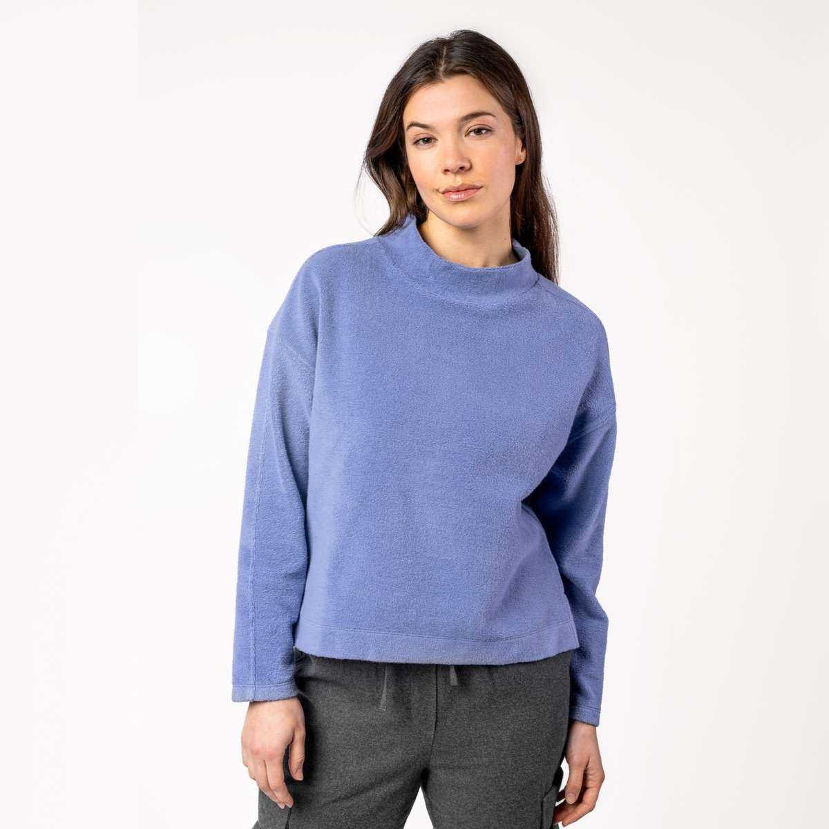 Pull "USIRIS" en polaire, 100% coton bio