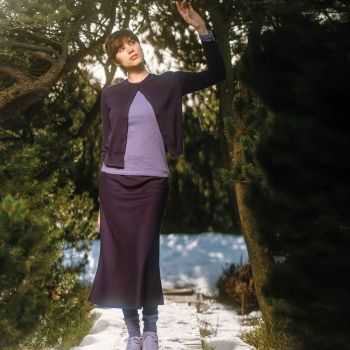 Jupe longues "UMESIA", en Tencel™