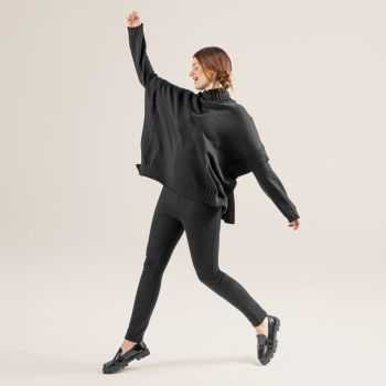 Poncho "PAISLEY", coton bio et laine