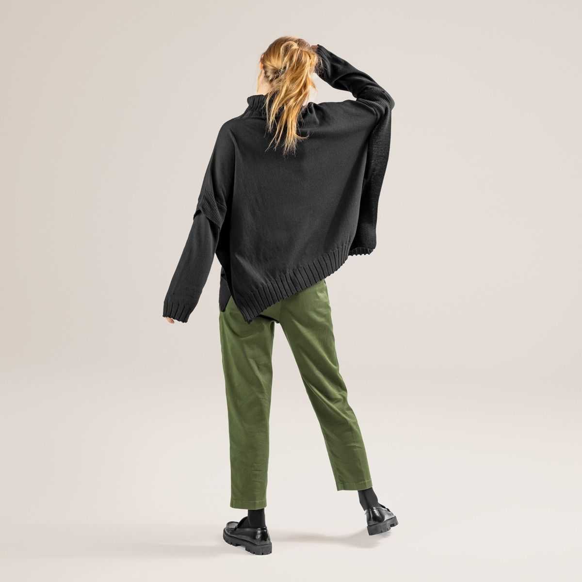 Poncho "PAISLEY", coton bio et laine