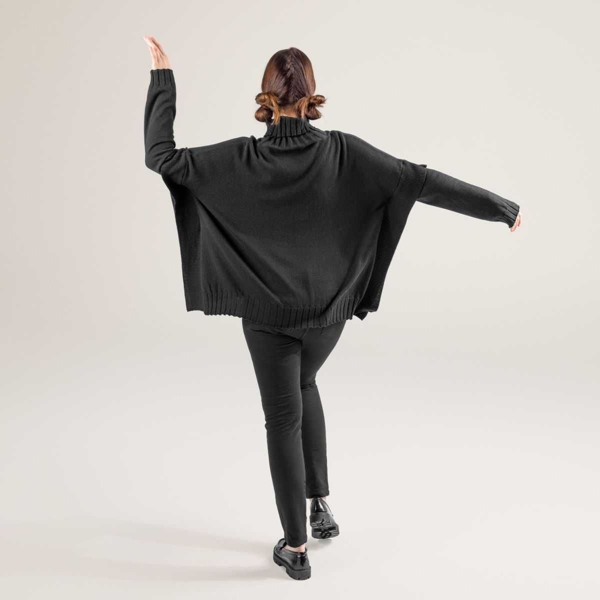 Poncho "PAISLEY", coton bio et laine