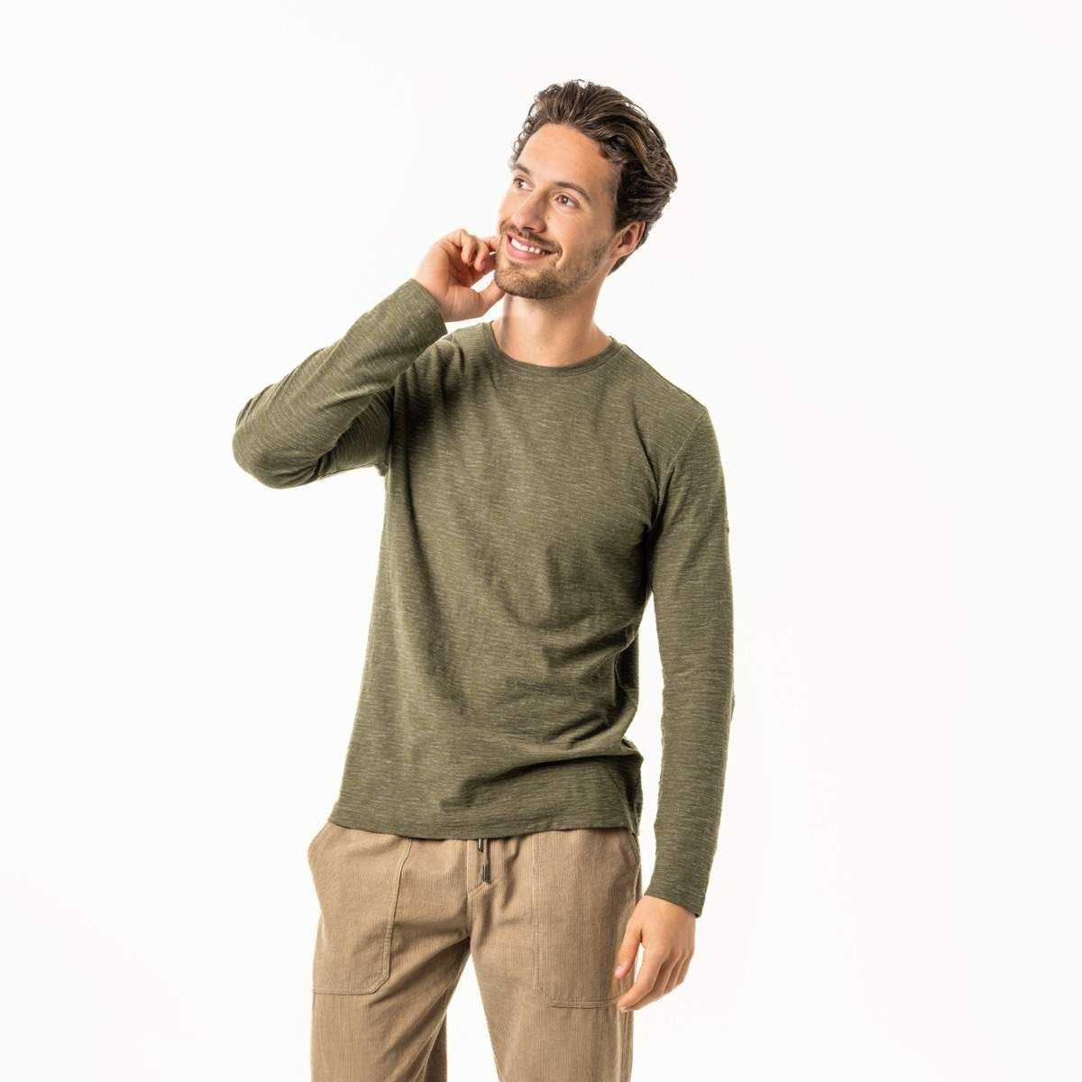 T-shirt manches longues "YADEN", 100% coton bio