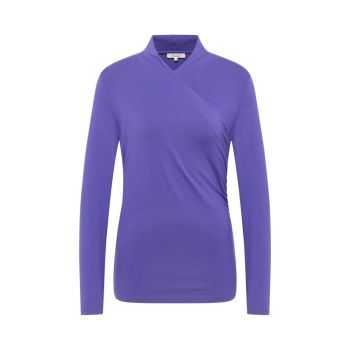 Haut manches longues col cache-cœur, viscose EcoVero™