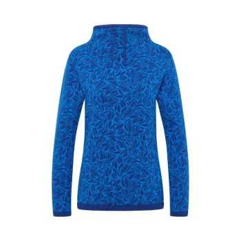 Pull à motif jacquard à col montant, 100% coton bio