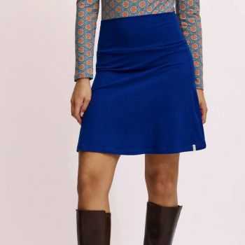 Jupe courte évasée, coton bio