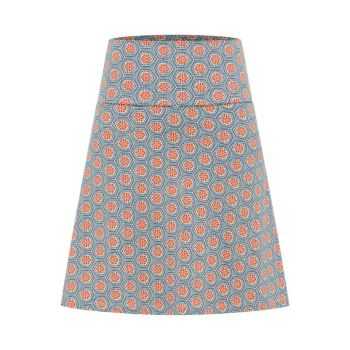 Jupe courte évasée, coton bio