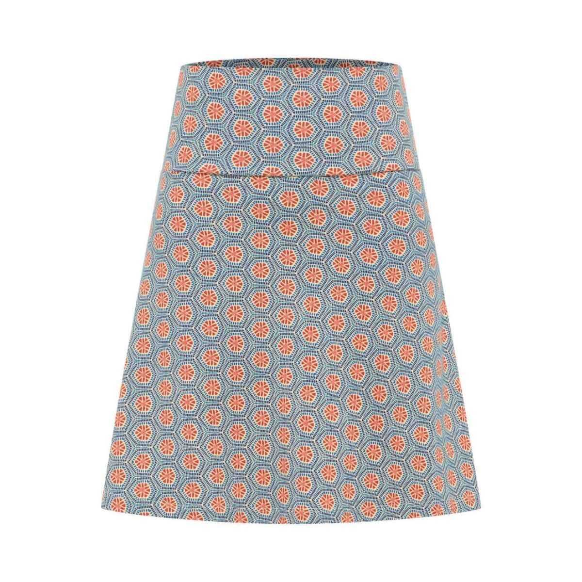 Jupe courte évasée, coton bio