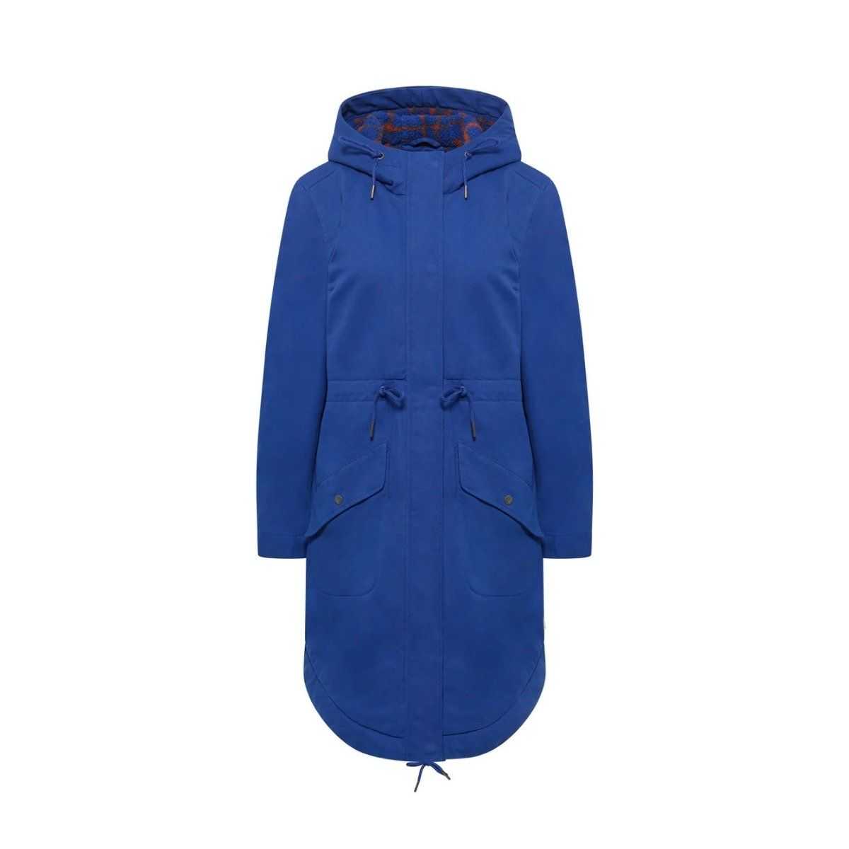 Parka femme coton bio doublée polaire Sherpa polyester recyclée