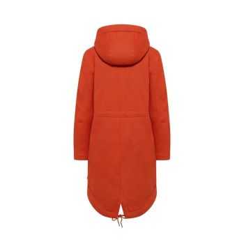 Parka femme coton bio doublée polaire Sherpa polyester recyclée Parka femme coton bio doublée polaire Sherpa polyester recyclée