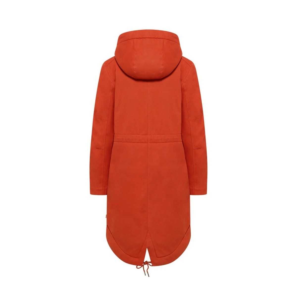 Parka femme coton bio doublée polaire Sherpa polyester recyclée