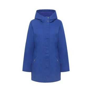 Parka ajustée femme en coton bio avec doublure polaire Sherpa polyester recyclé Parka ajustée femme en coton bio avec doublure polaire Sherpa polyester recyclé