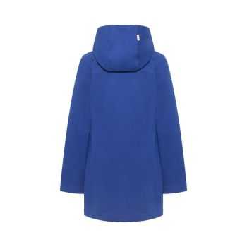 Parka ajustée femme en coton bio avec doublure polaire Sherpa polyester recyclé Parka ajustée femme en coton bio avec doublure polaire Sherpa polyester recyclé