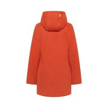 Parka ajustée femme en coton bio avec doublure polaire Sherpa polyester recyclé