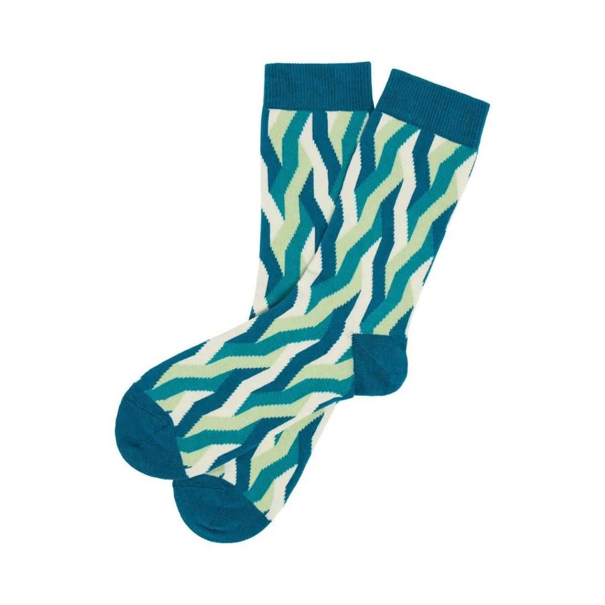 Chaussettes "DEEP LAGOON", 90% coton bio