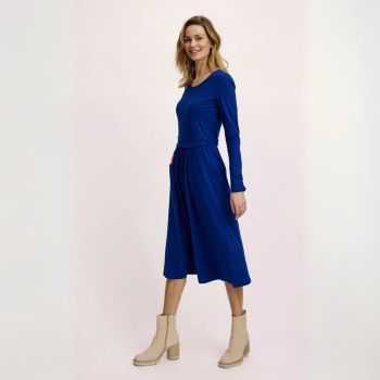 Robe en jersey manches longues avec poches, coton bio