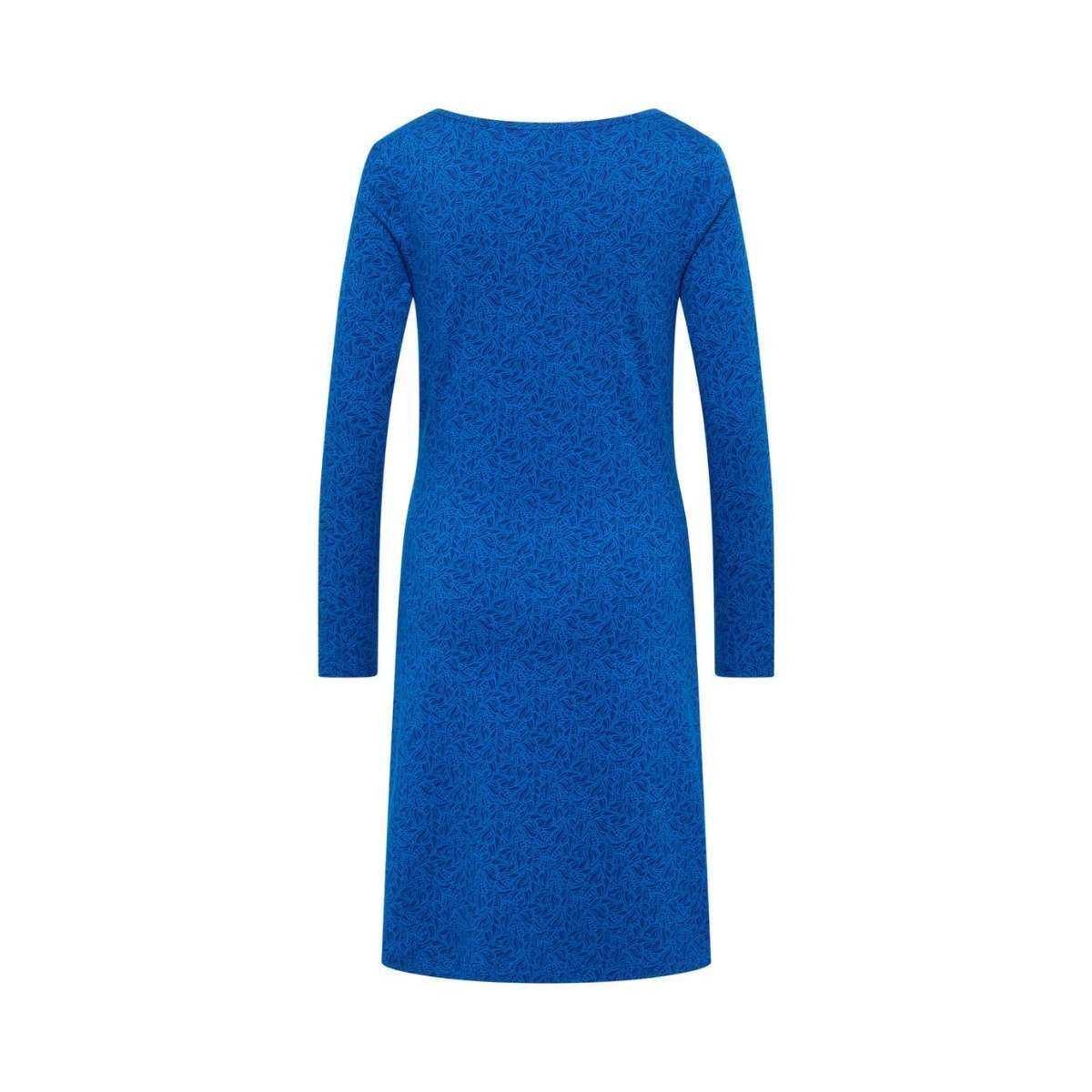 Robe avec col bénitier à manches longues, coton bio