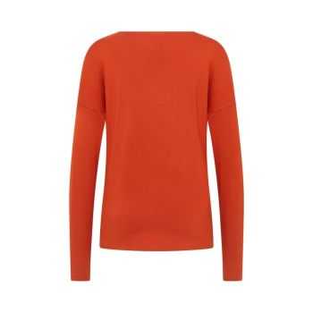 T-shirt à manches longues col rond avec épaules tombantes, EcoVero™