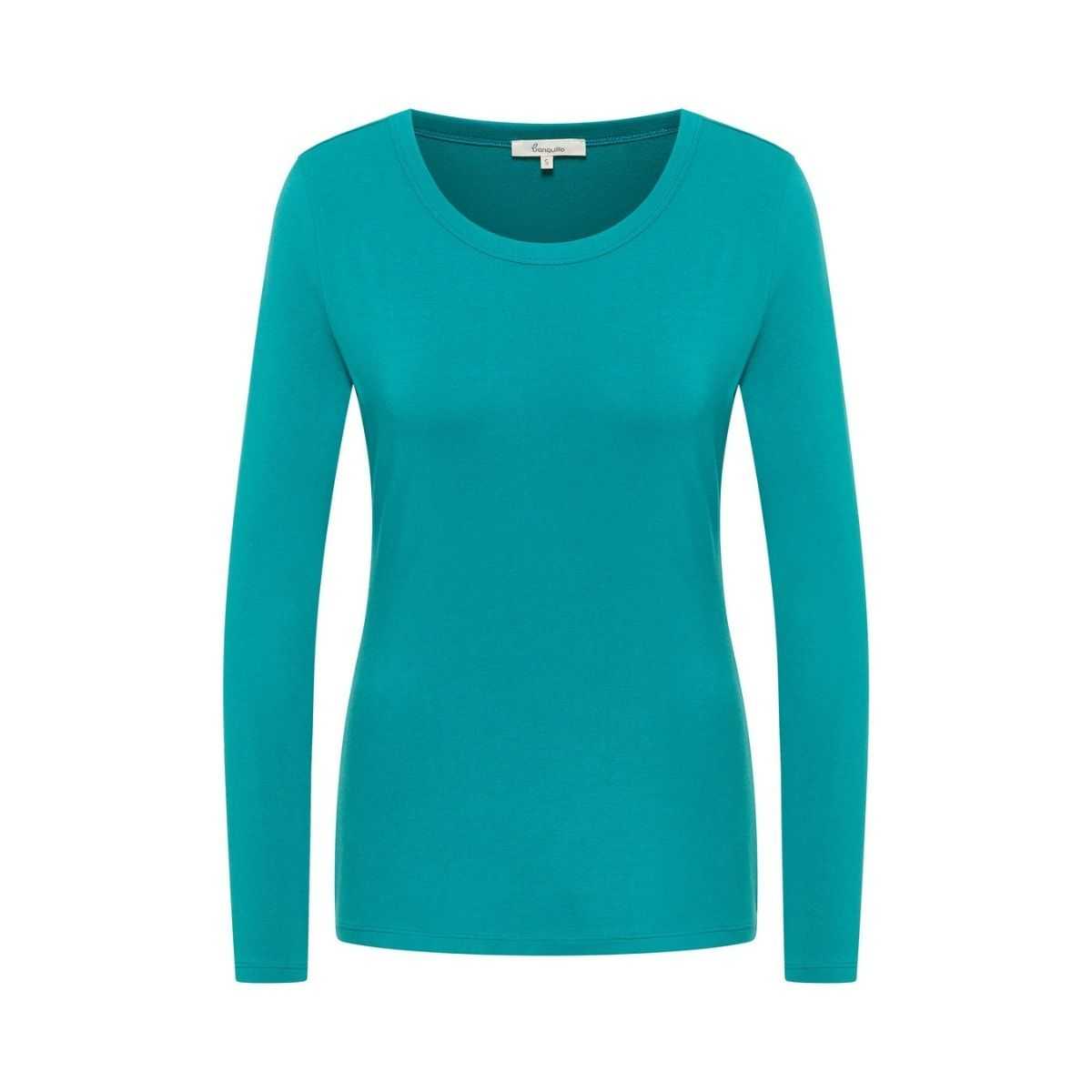 T-shirt à manches longues en jersey doux, coton bio