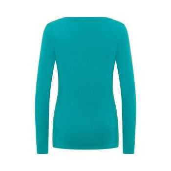 T-shirt à manches longues en jersey doux, coton bio