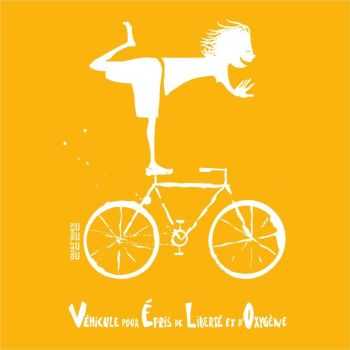 T-shirt "VÉLO" manches courtes, 100% coton bio