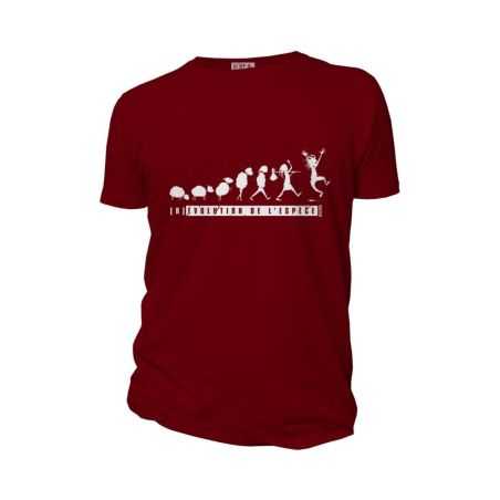 T-shirt "RÉVOLUTION DE L'ESPÈCE" manches courtes, 100% coton bio