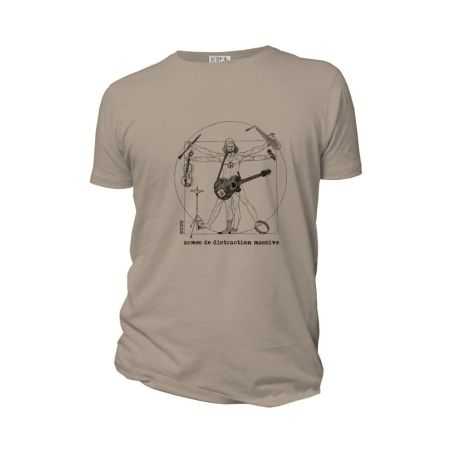 T-shirt "ARMES DE DISTRACTION MASSIVE" manches courtes, 100% coton bio