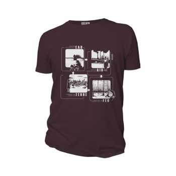T-shirt "4 ÉLÉMENTS" manches courtes, 100% coton bio