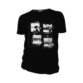 T-shirt "4 ÉLÉMENTS" manches courtes, 100% coton bio