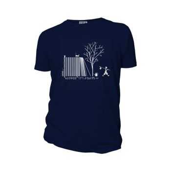 T-shirt "CODE BAR(B)RE" manches courtes, 100% coton bio