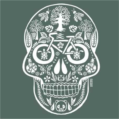 T-shirt "TÊTE DE VIE" manches courtes, 100% coton bio