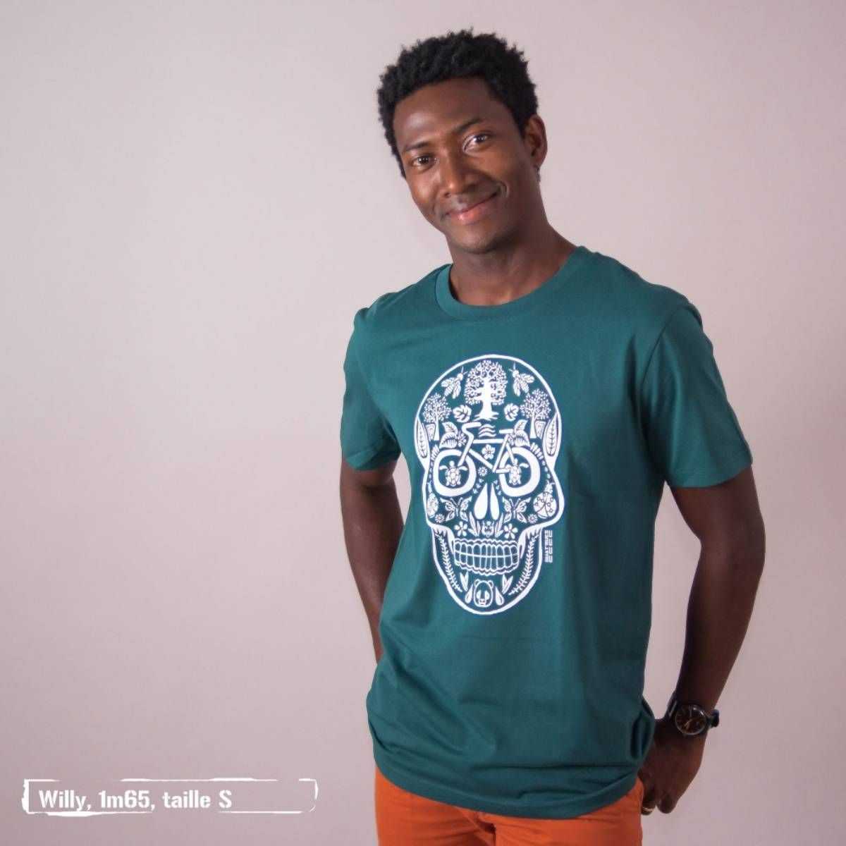 T-shirt "TÊTE DE VIE" manches courtes, 100% coton bio