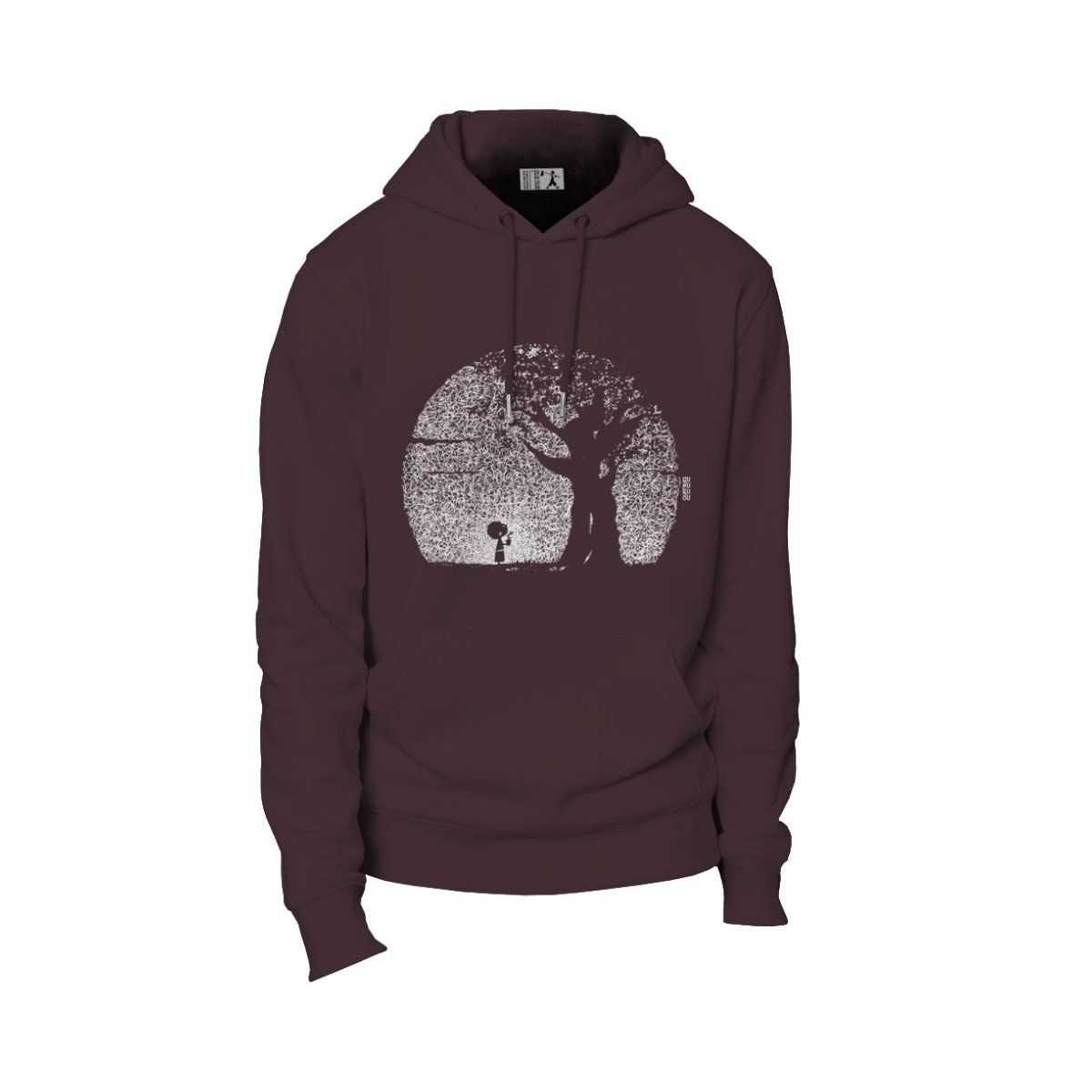 Sweat "POUSSE" à capuche, 100% coton bio