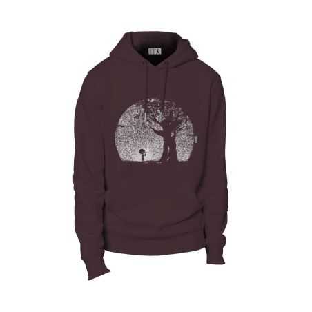 Sweat "POUSSE" à capuche, 100% coton bio