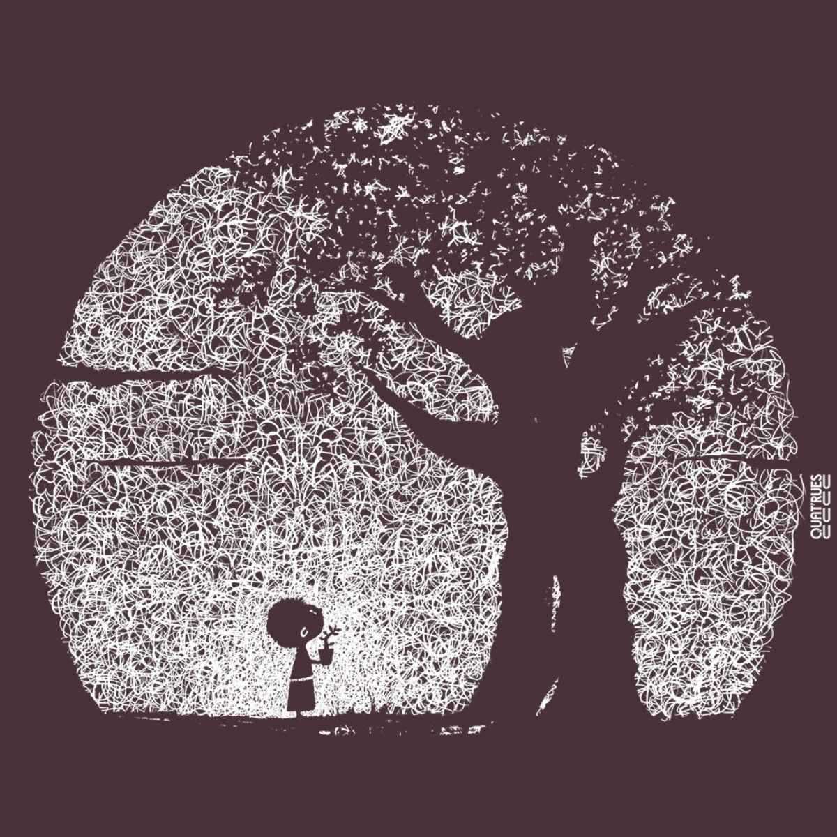 Sweat "POUSSE" à capuche, 100% coton bio