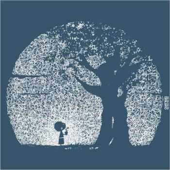 T-shirt "POUSSE" col rond, coupe féminine, coton bio et recyclé