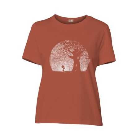 T-shirt "POUSSE" coupe féminine, 100% coton bio