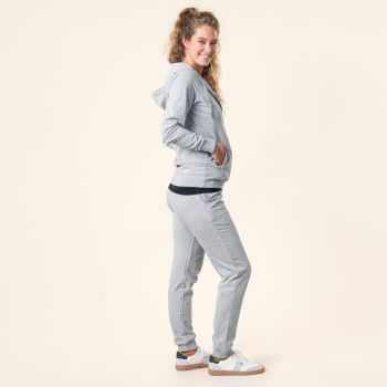 Sweat à capuche zippé "LAMINA", 100% coton bio