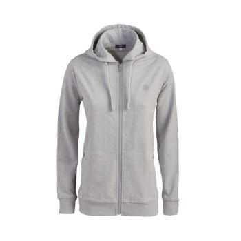 Sweat à capuche zippé "LAMINA", 100% coton bio