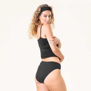 Culotte taille haute "JADE", 100% coton bio Culotte taille haute "JADE", 100% coton bio