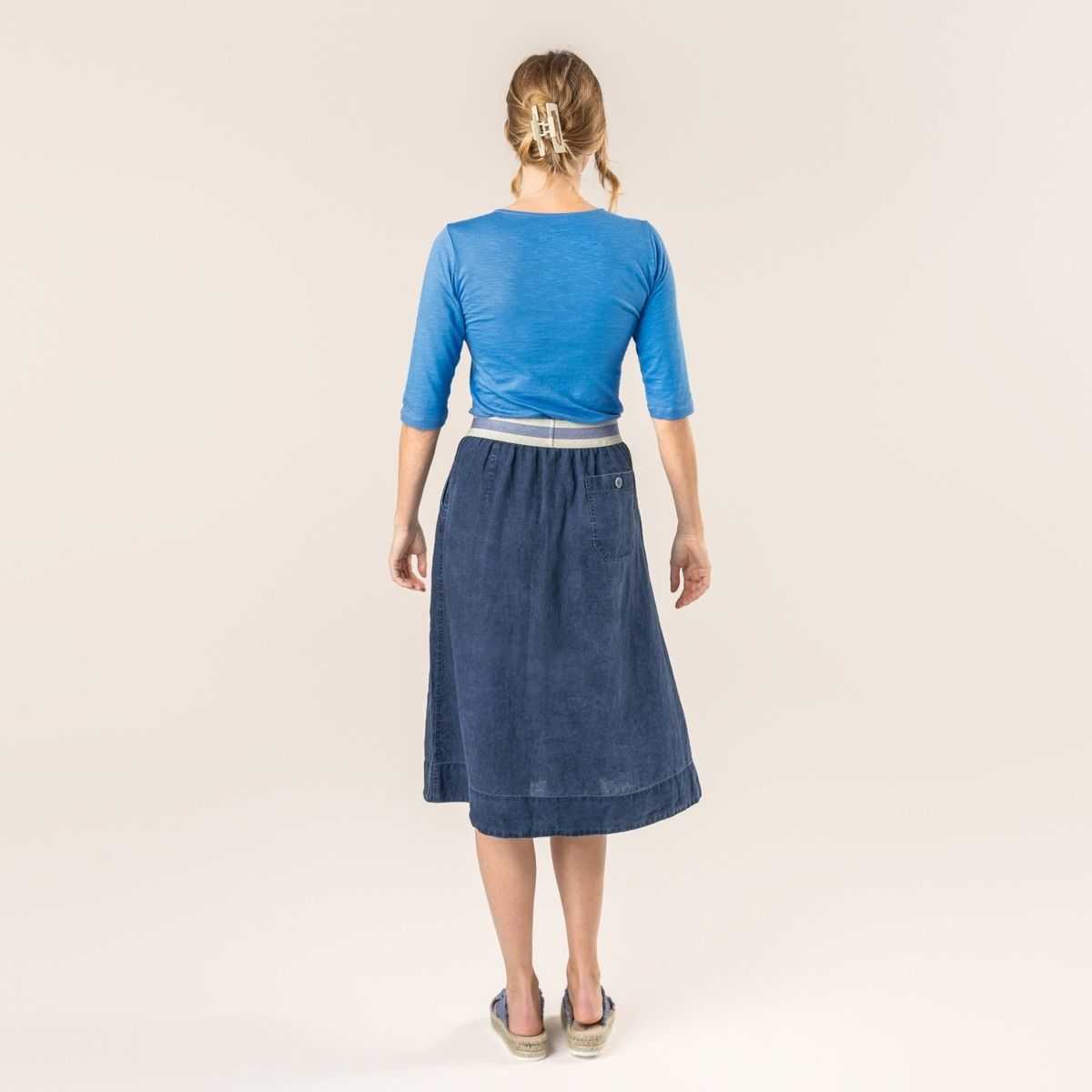 T-shirt "CHLOPEA" manches 3/4, 100% coton bio