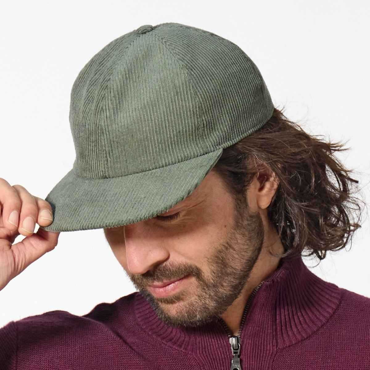 Casquette baseball en velours côtelé - Chanvre et Coton bio