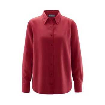 Chemisier tissé col montant - Chanvre et Coton bio