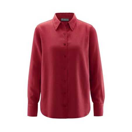 Chemisier tissé col montant - Chanvre et Coton bio