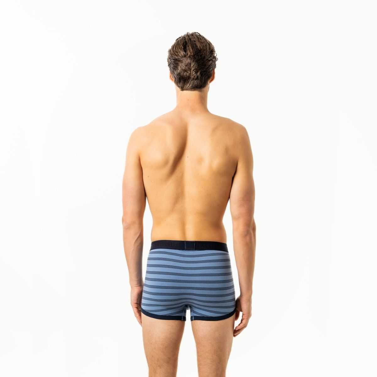 Lot de deux boxers "RODGER" coton bio, 95% coton bio