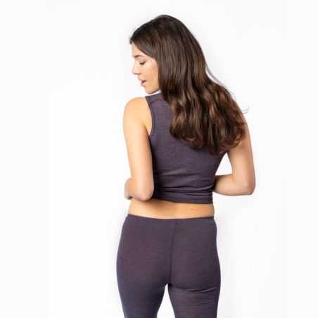 Caleçon long "BASSY" laine mérinos bio et coton bio