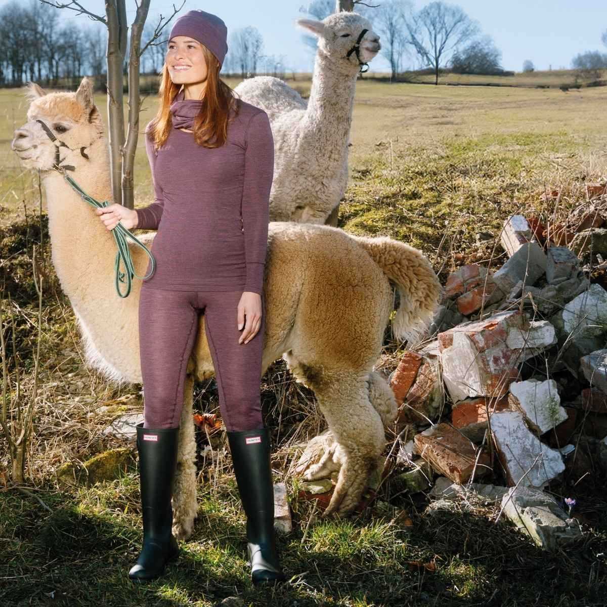 Caleçon long "BASSY" laine mérinos bio et coton bio