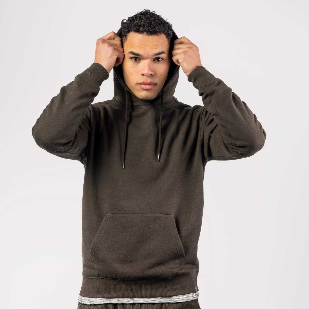 Sweat-shirt à capuche "SASSO" 100% coton bio, GOTS et VEGAN