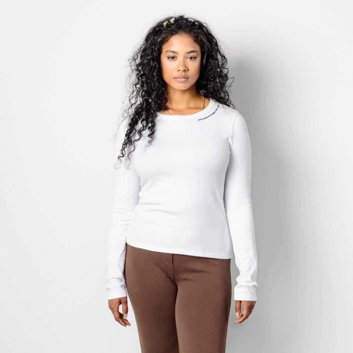 T-shirt manches longues "GEETA", coton bio